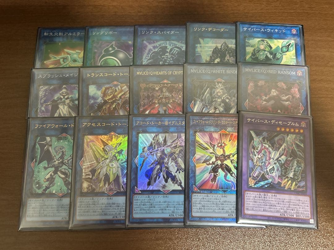 M∀LICE デッキ(パーツ) 40枚＋15枚スリーブ付き