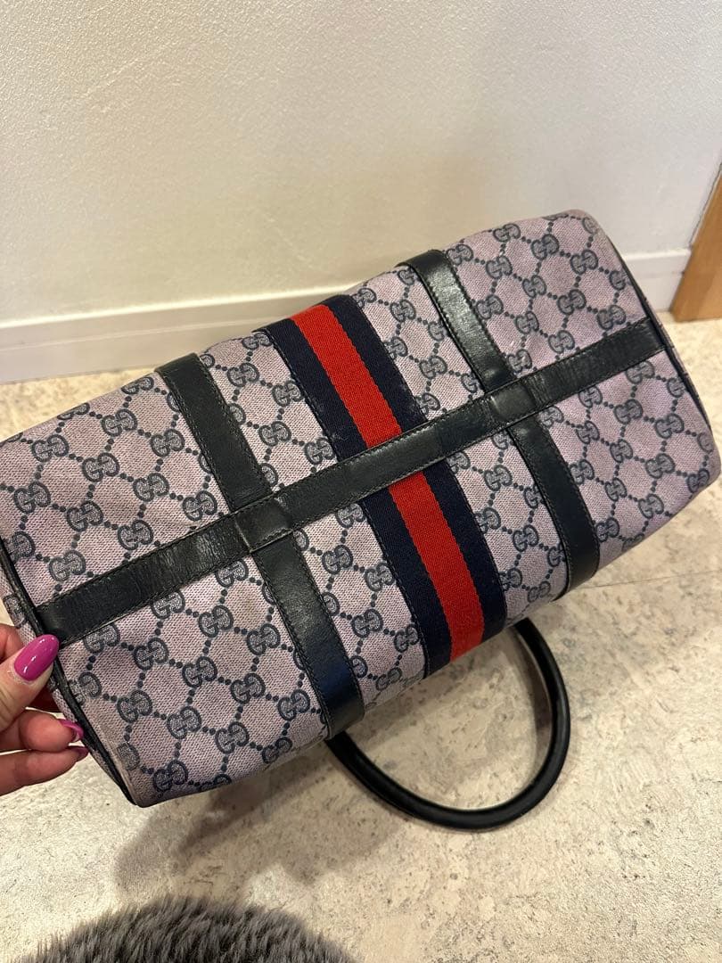 GUCCI GGキャンバス ボストンバッグ　鑑定済