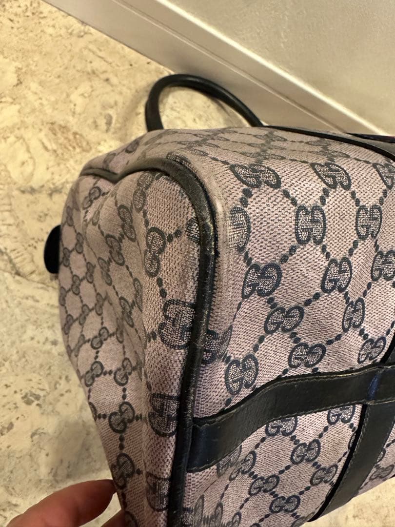 GUCCI GGキャンバス ボストンバッグ　鑑定済