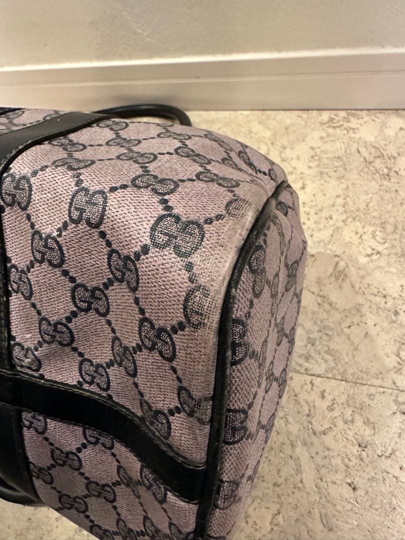 GUCCI GGキャンバス ボストンバッグ　鑑定済