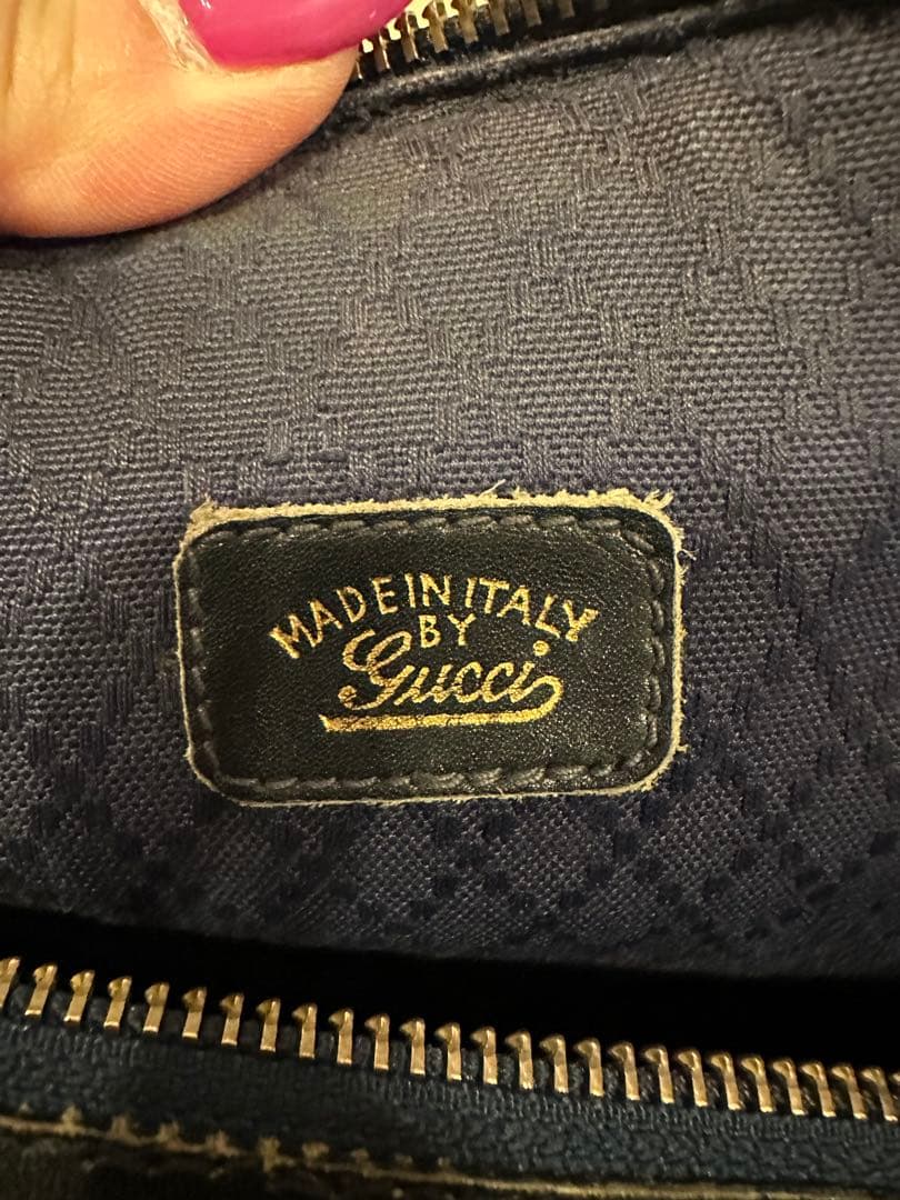 GUCCI GGキャンバス ボストンバッグ　鑑定済