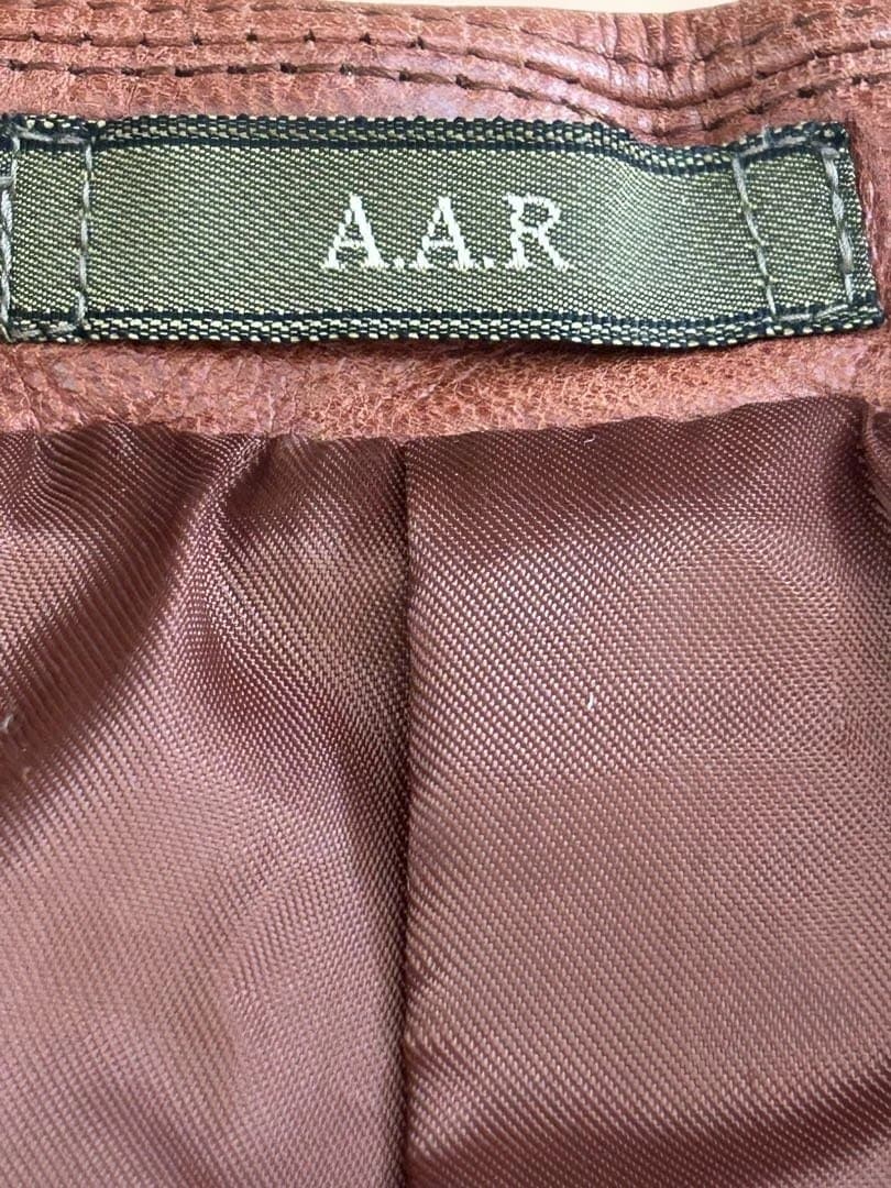 A.A.R Yohji 羊革 ラムレザー テーラード L 茶