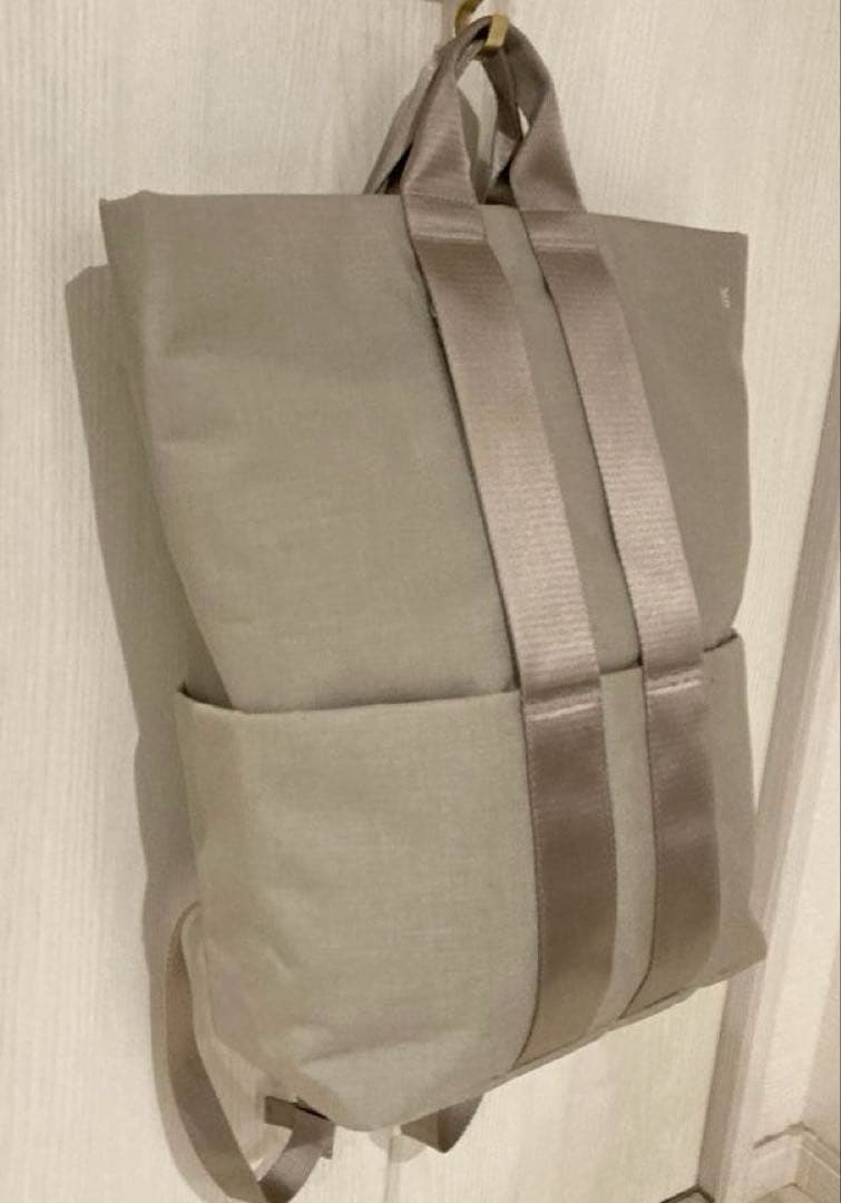 【極美品】MILESTO STLAKT バックパック リュック　ヘザーグレージュ