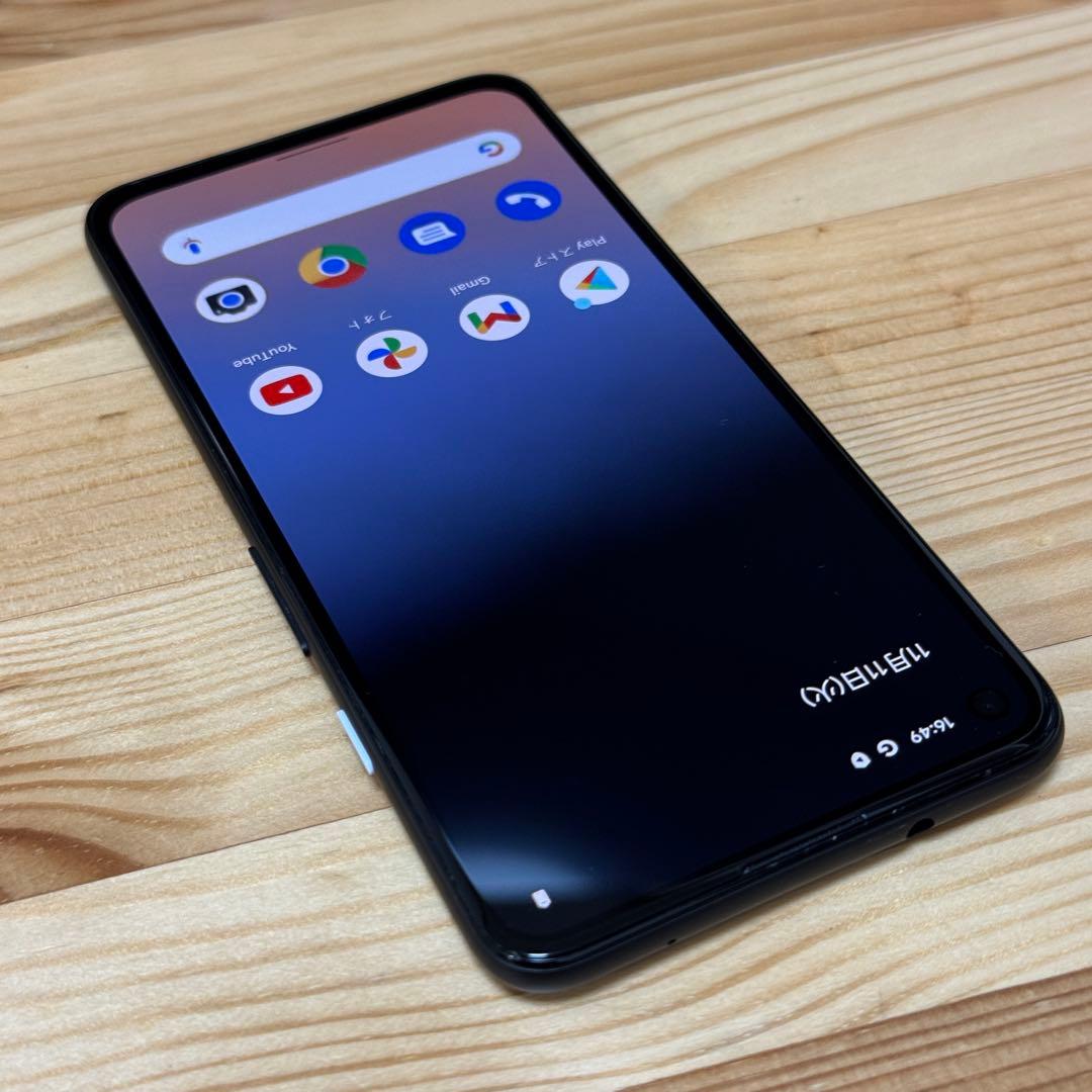 【SALE】Google pixel 4a 5G ブラック　本体のみ5225a