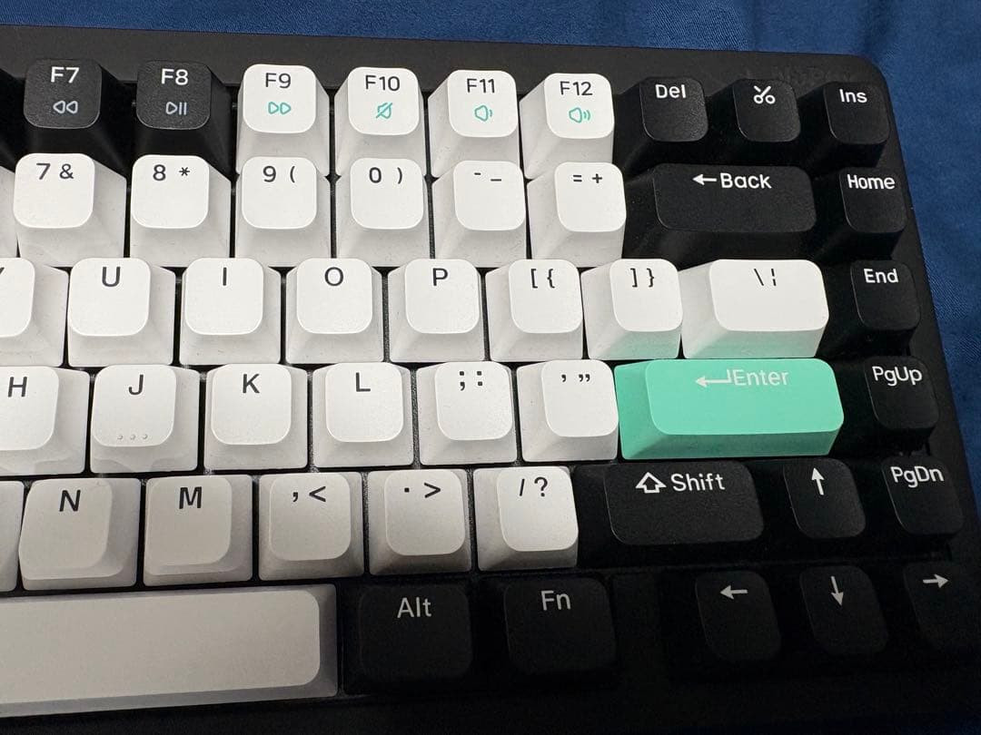 NuPhy halo75 Rose Glacier 黒 メカニカルキーボード