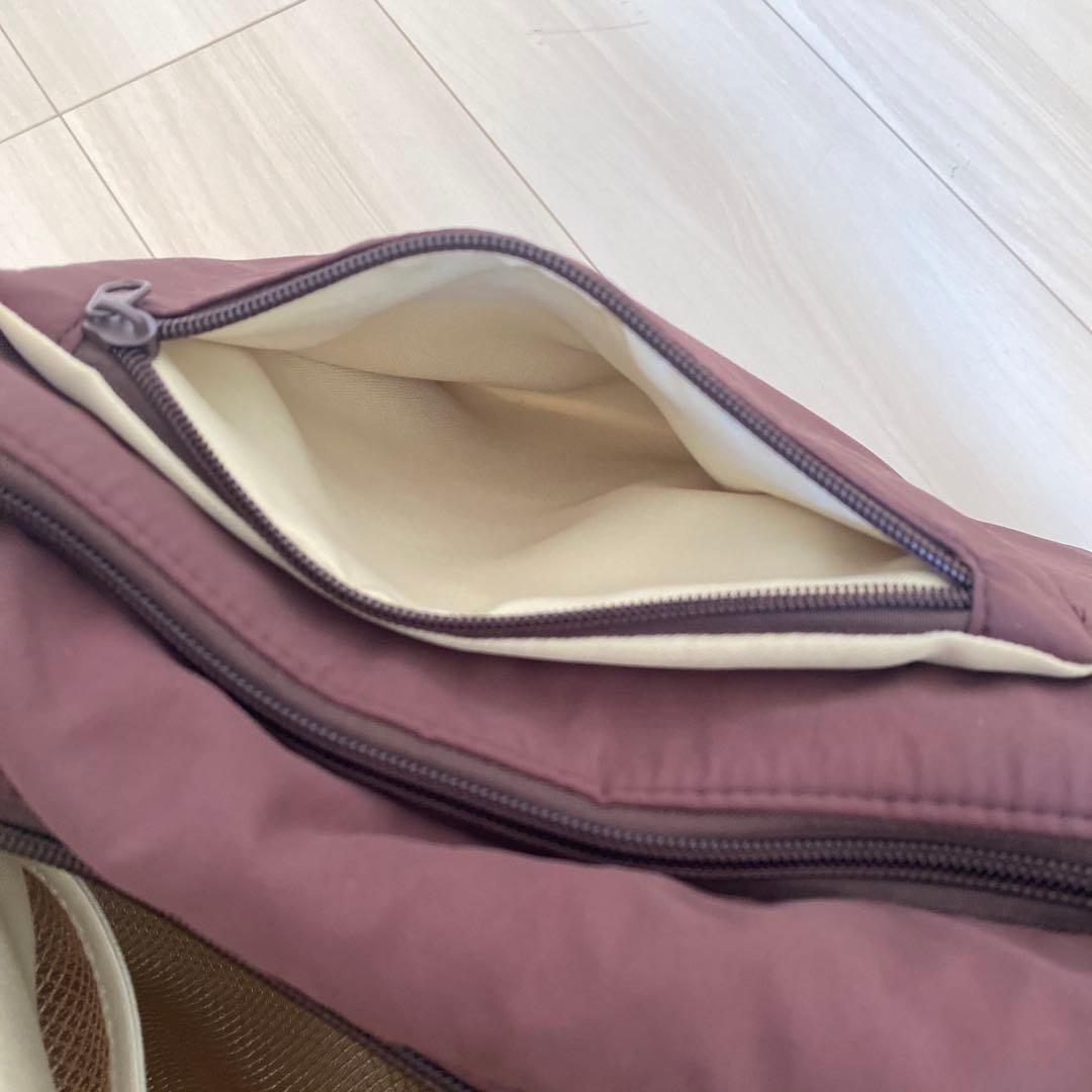 ジュメロ　パファーショルダーバッグ　ブラウン