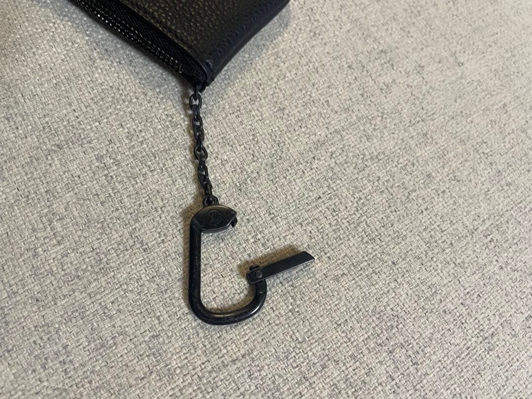 LOUIS VUITTON ブラック アエログラム ポシェット　クレケース