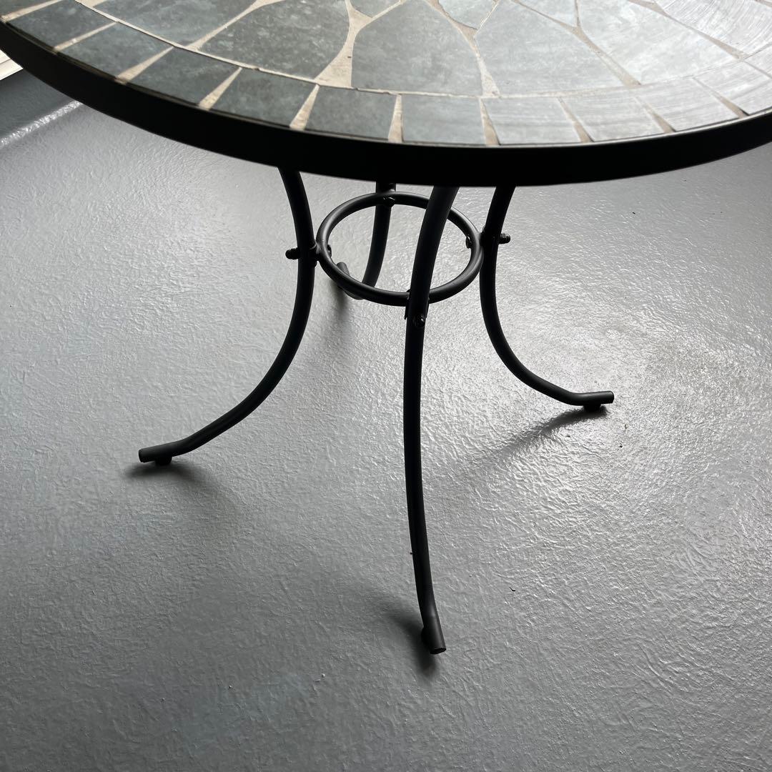 ガーデンファニチャー モザイク調 テーブル