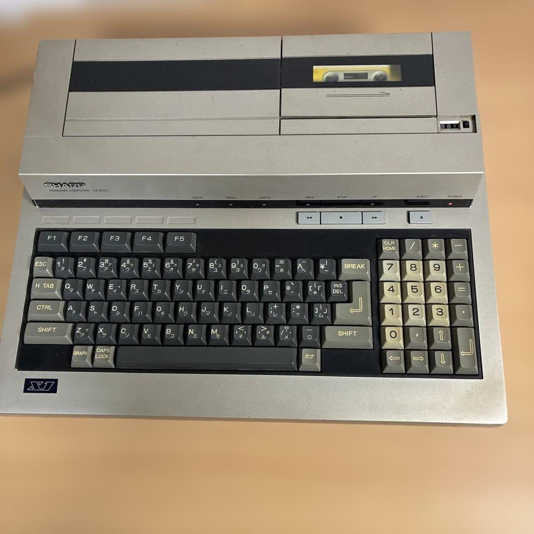 SHARP パソコンテレビX1 CZ-803C ジャンク
