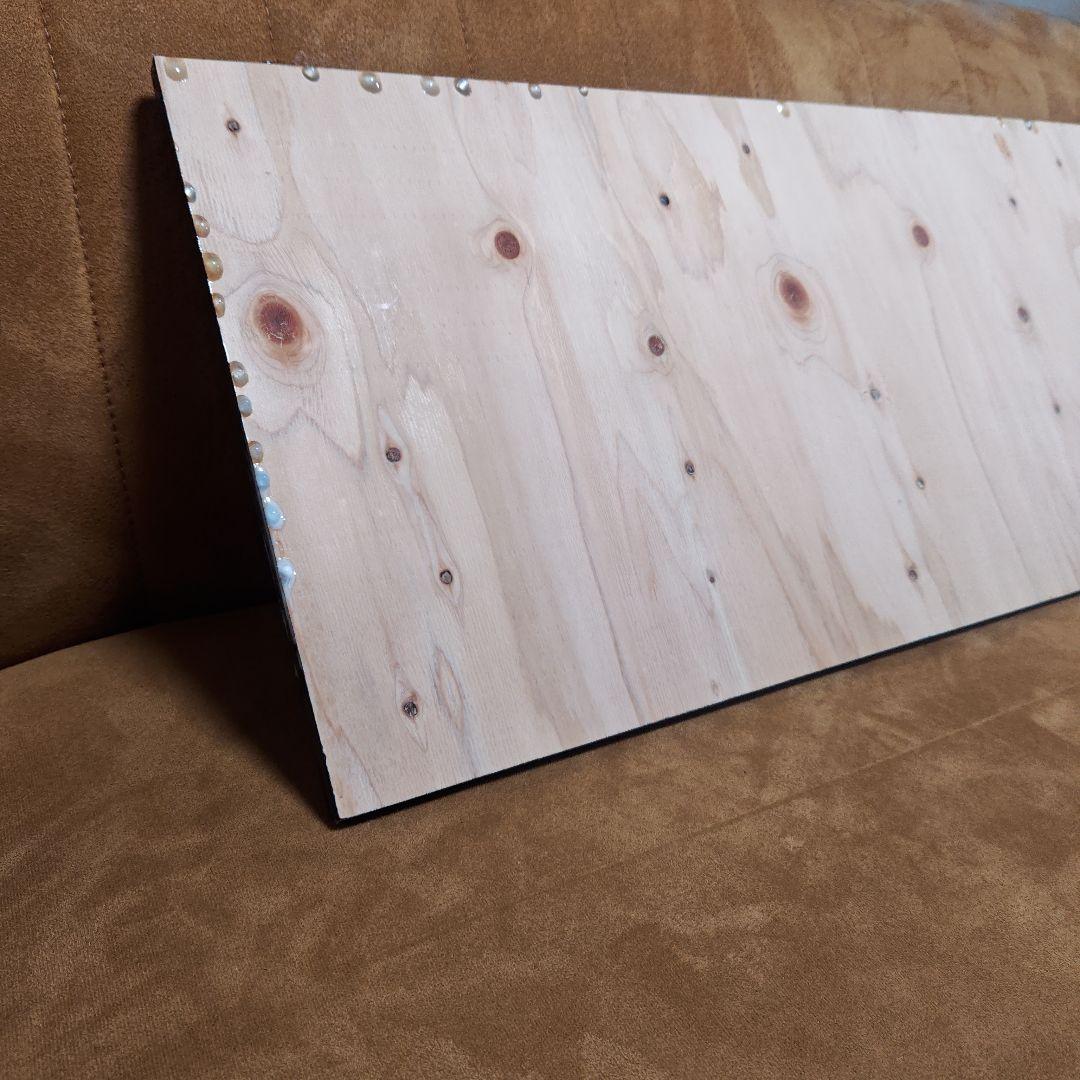 ブラックオーシャン　ロングパネル　オーシャンアート　壁掛け　レジンアート海一点物