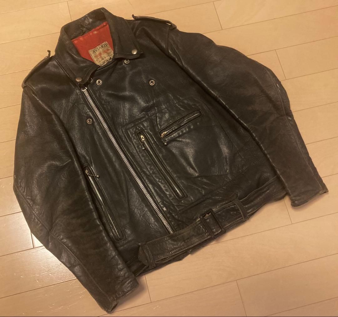 【貴重】60's ルイスレザー ブロンクス ヴィンテージ D LEWIS期