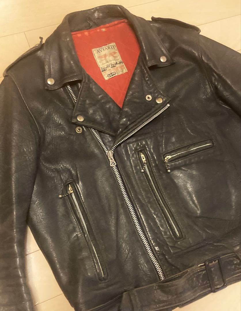 【貴重】60's ルイスレザー ブロンクス ヴィンテージ D LEWIS期