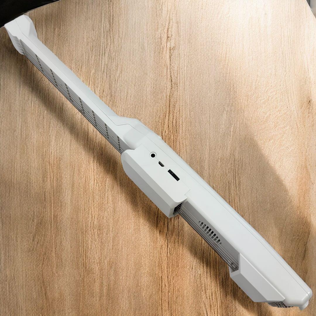 美品‼️USB充電スマート電子ギター スピーカー内蔵 ホワイト SG7