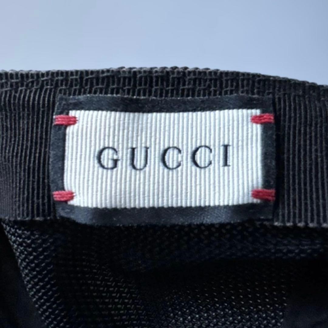 グッチ　アジャスタブルキャップ　タイガー　GGスプリーム　XLサイズ