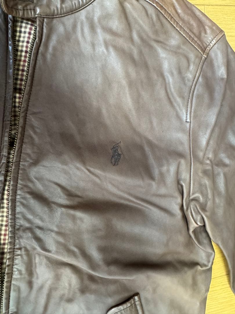 【*。様 Polo By Ralph Lauren羊皮ジャケット