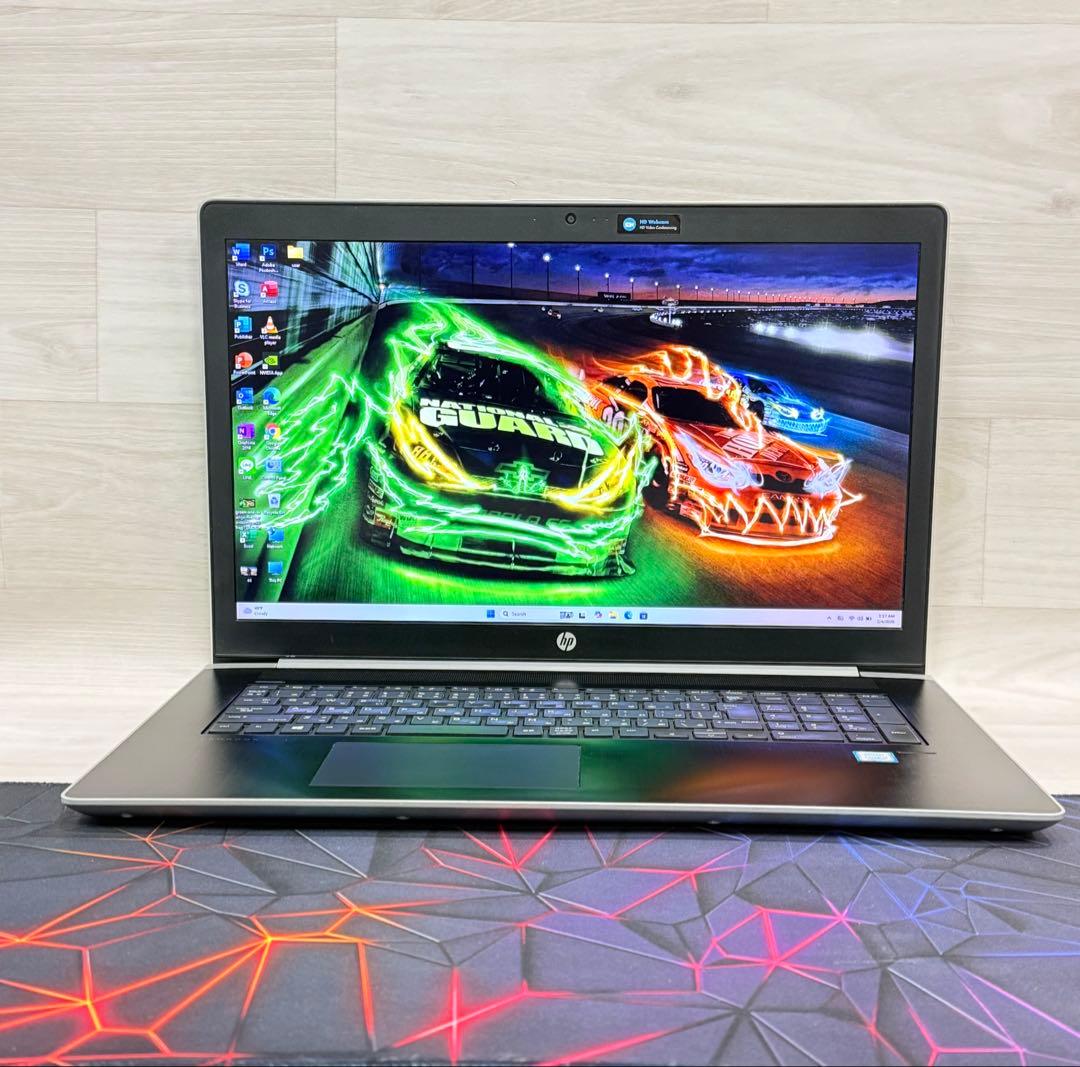 HPノートPC NVIDIA搭載i7/16GB/256+1TBフルHD17インチ