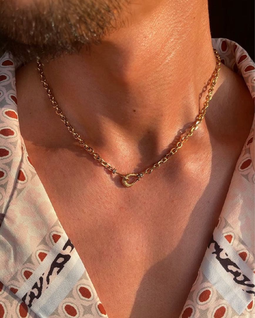 IRIEBEACH Horseshoe×Fish hook ネックレス