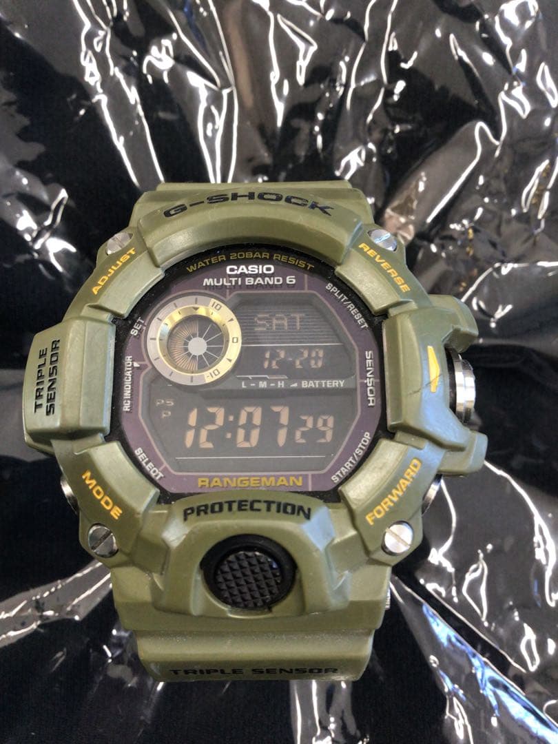 希少、CASIO G-SHOCK RANGEMAN オリーブグリーンの商品です。