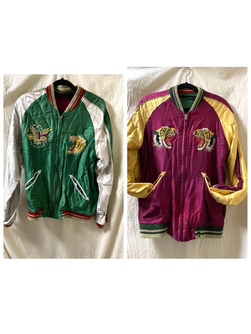 桃*ト様 テーラー・トーヨー東洋リバーシブル・スカジャン　サイズS tt1375