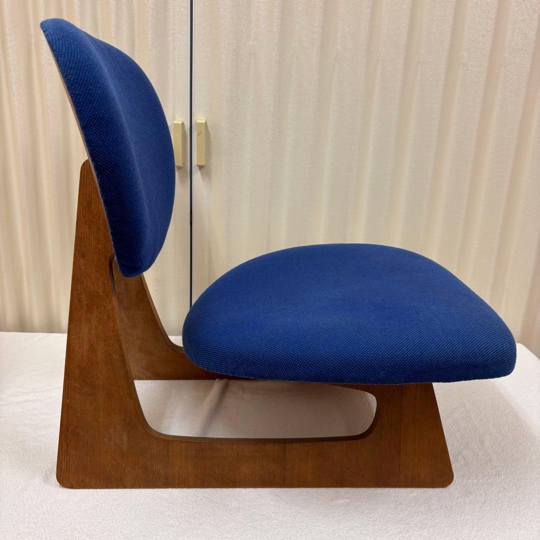 天童木工　TENDO　低座椅子　ブルー　長大作