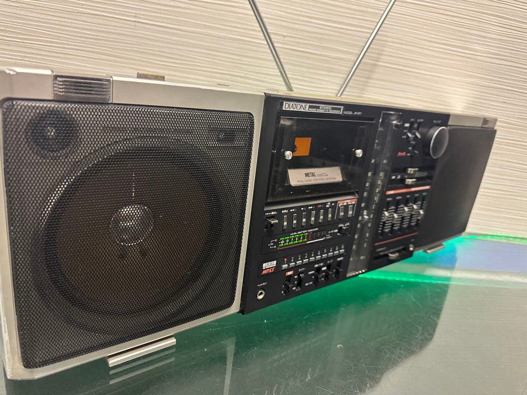 整備品ラジカセ昭和レトロ DIATONE JR-911三菱電機 ダイヤトーン