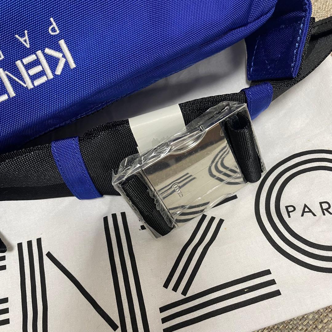 KENZO ボディバッグ 虎刺繍 青 ショルダーバッグ　新品未使用