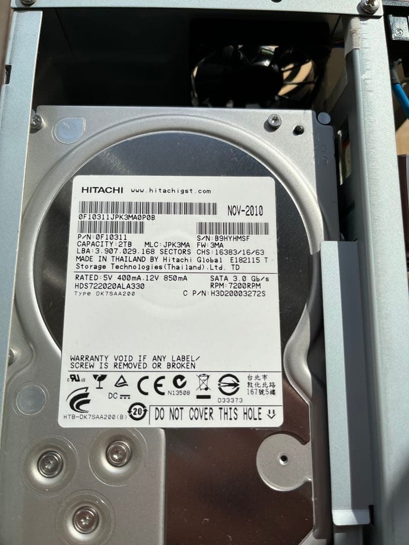 ②バッファロー RAID NAS　LS-WHGL 改4TB!