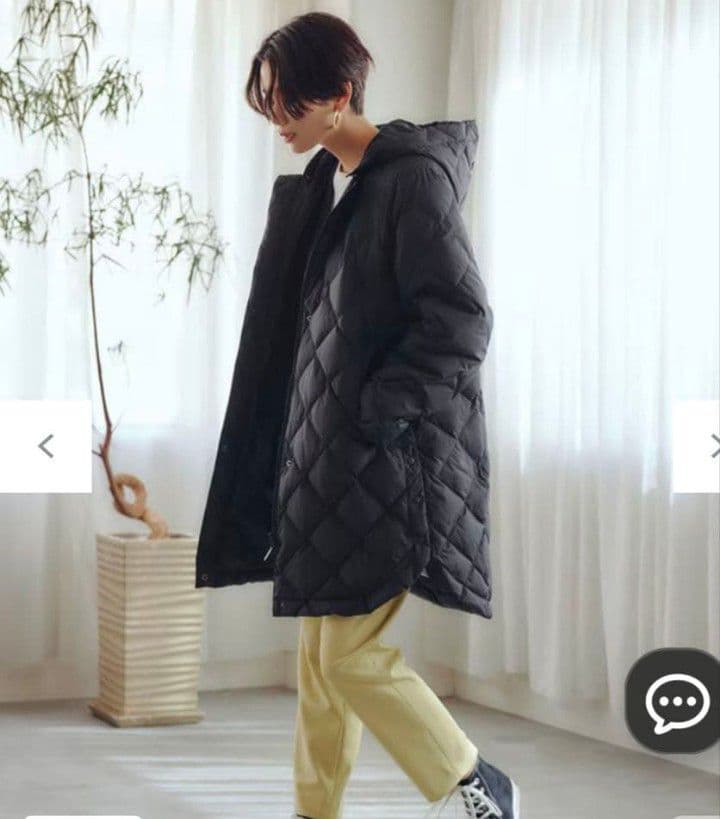 美品☆UNFILO アンフィーロ 2WAYキルティングダウンコート／アウター