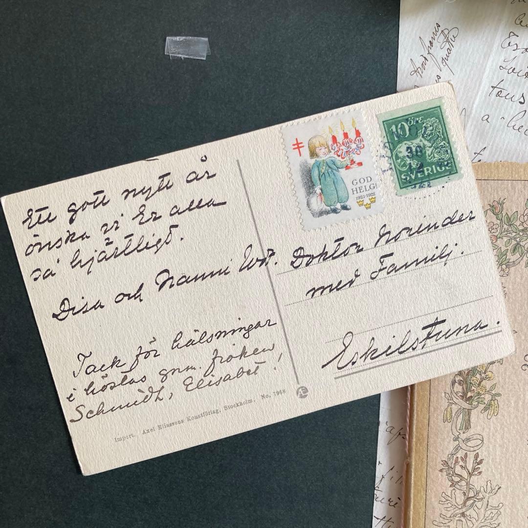 アンティークフレームI★1931年超希少なNERMANアンティークカード入り