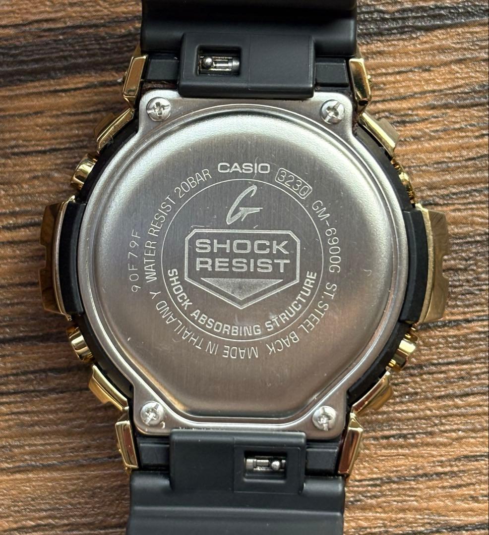 美品 G-SHOCK GM-6900G-9JF ゴールド メタル 6900