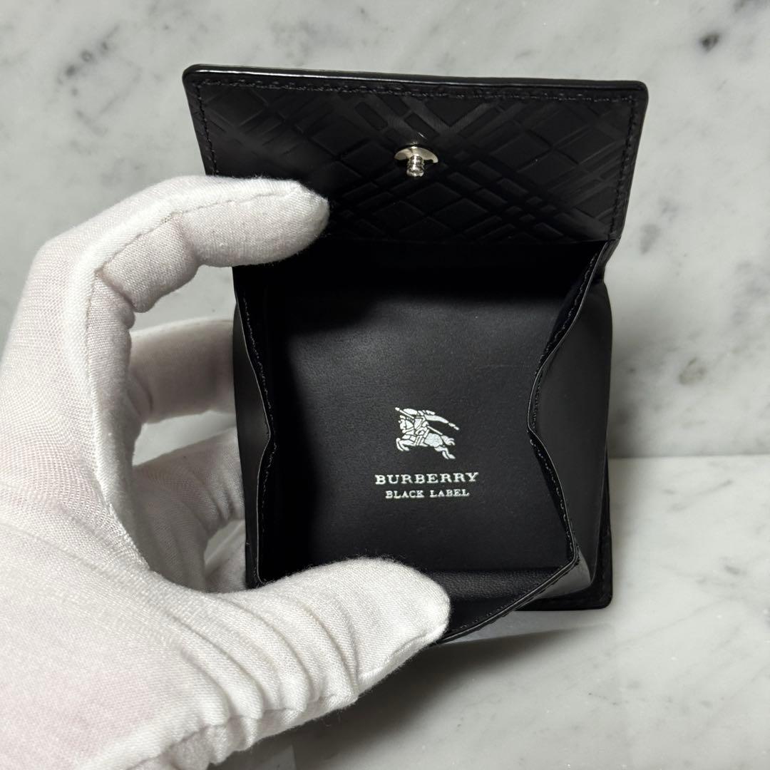 新品 未使用 BURBERRY バーバリー ケース 小銭入れ 本革 黒