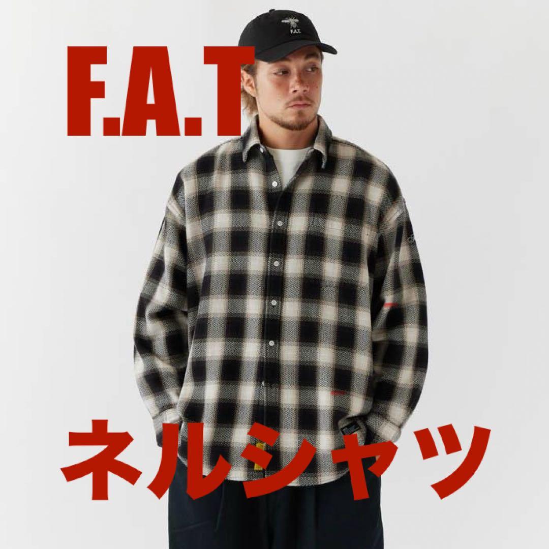 FAT エフエーティ SHADOWBONE F32310-SH04 ネルシャツ