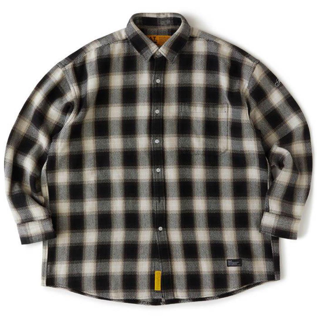 FAT エフエーティ SHADOWBONE F32310-SH04 ネルシャツ