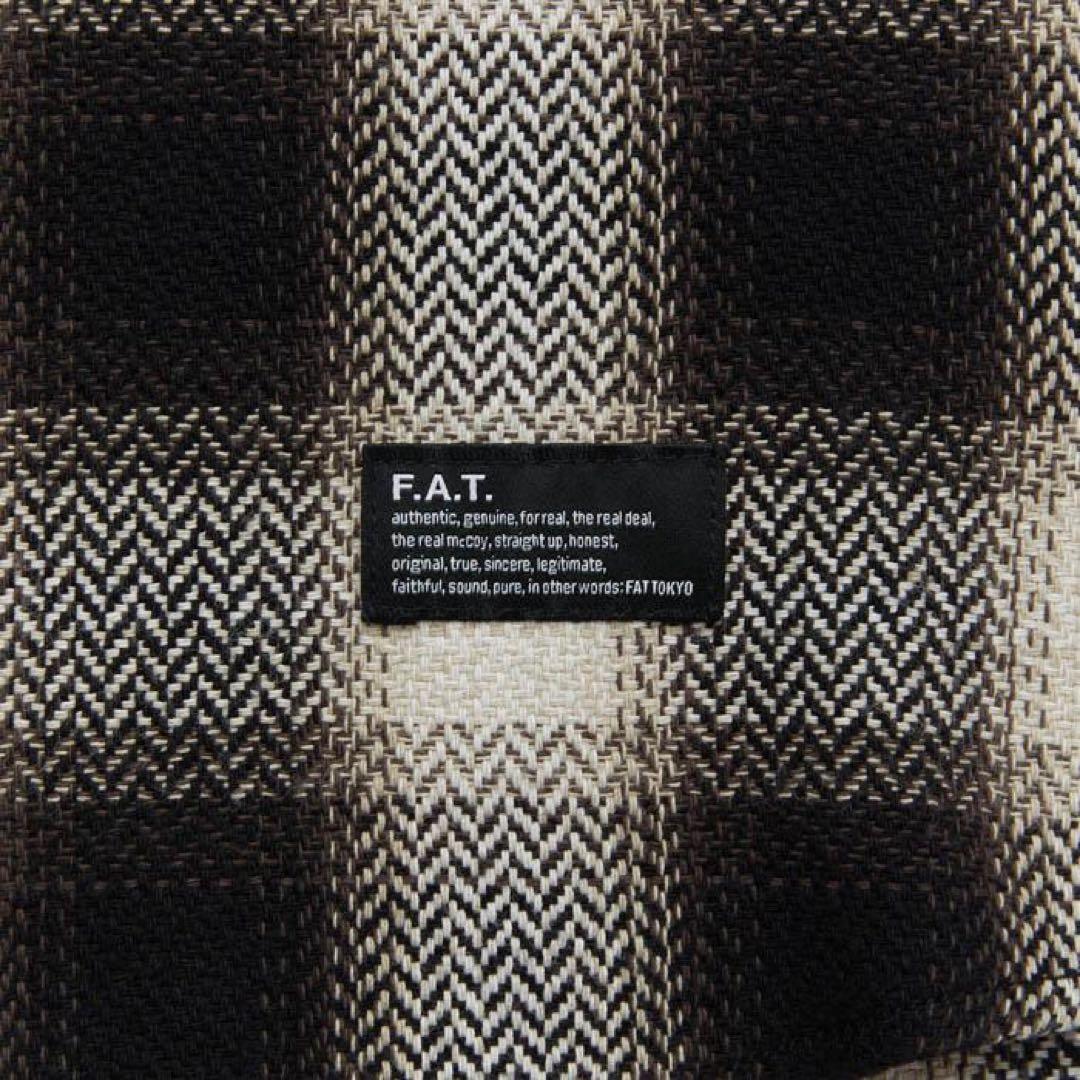 FAT エフエーティ SHADOWBONE F32310-SH04 ネルシャツ