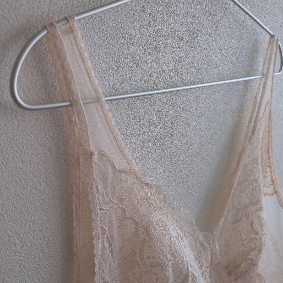 ワコール　トレフル　ランジェリー　スリップ　105-100cm　ベビーオレンジ