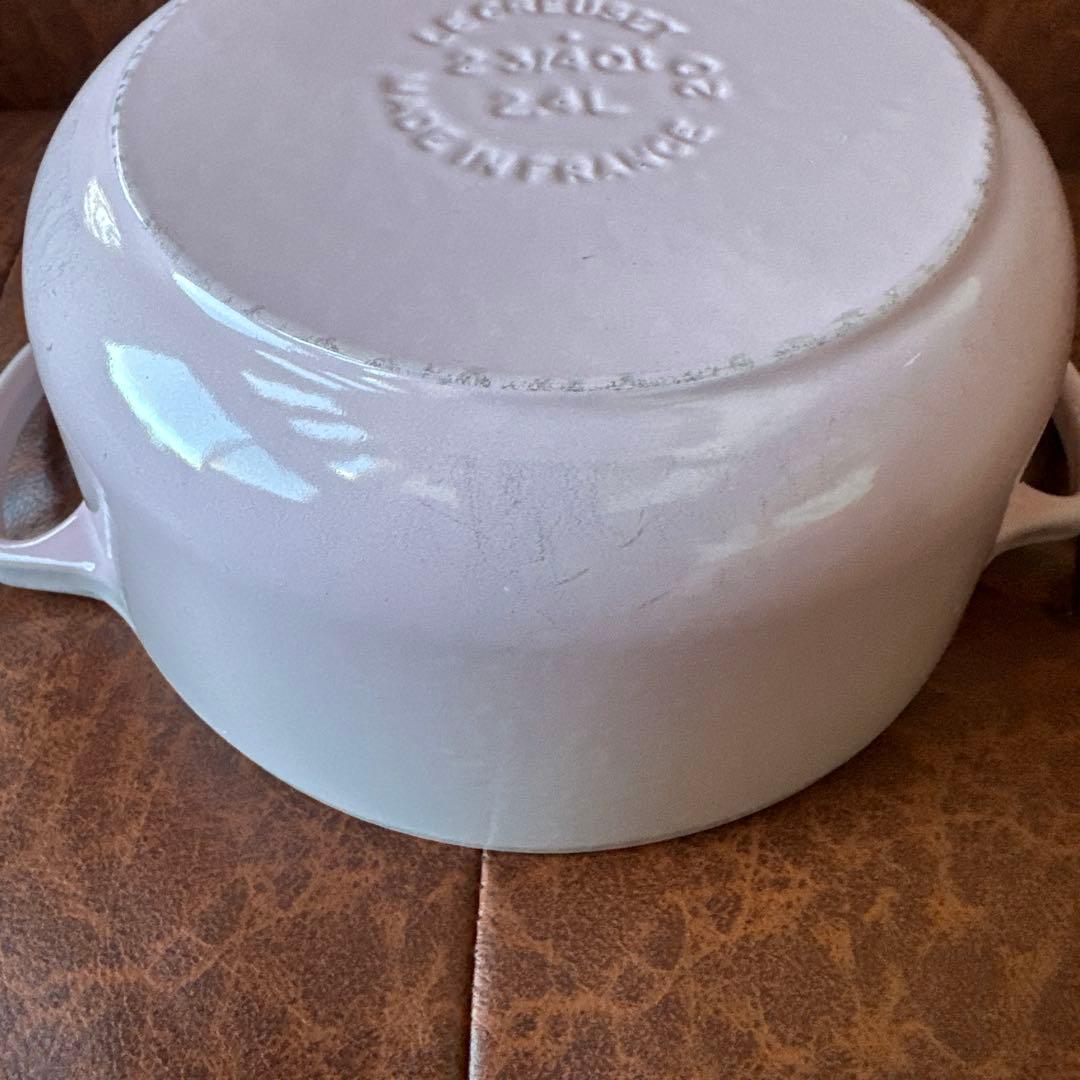 まー　ル・クルーゼ　ココットロンド　20cm　鍋　ピンク