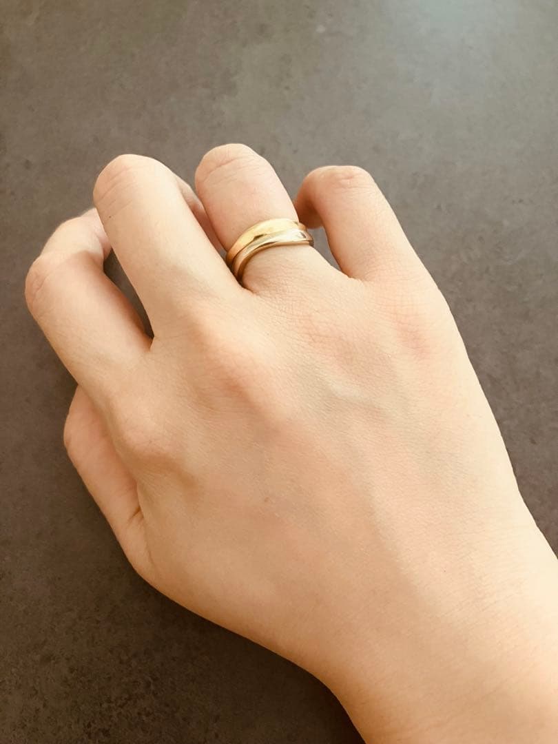 カルティエ　K18ラブミー　リング