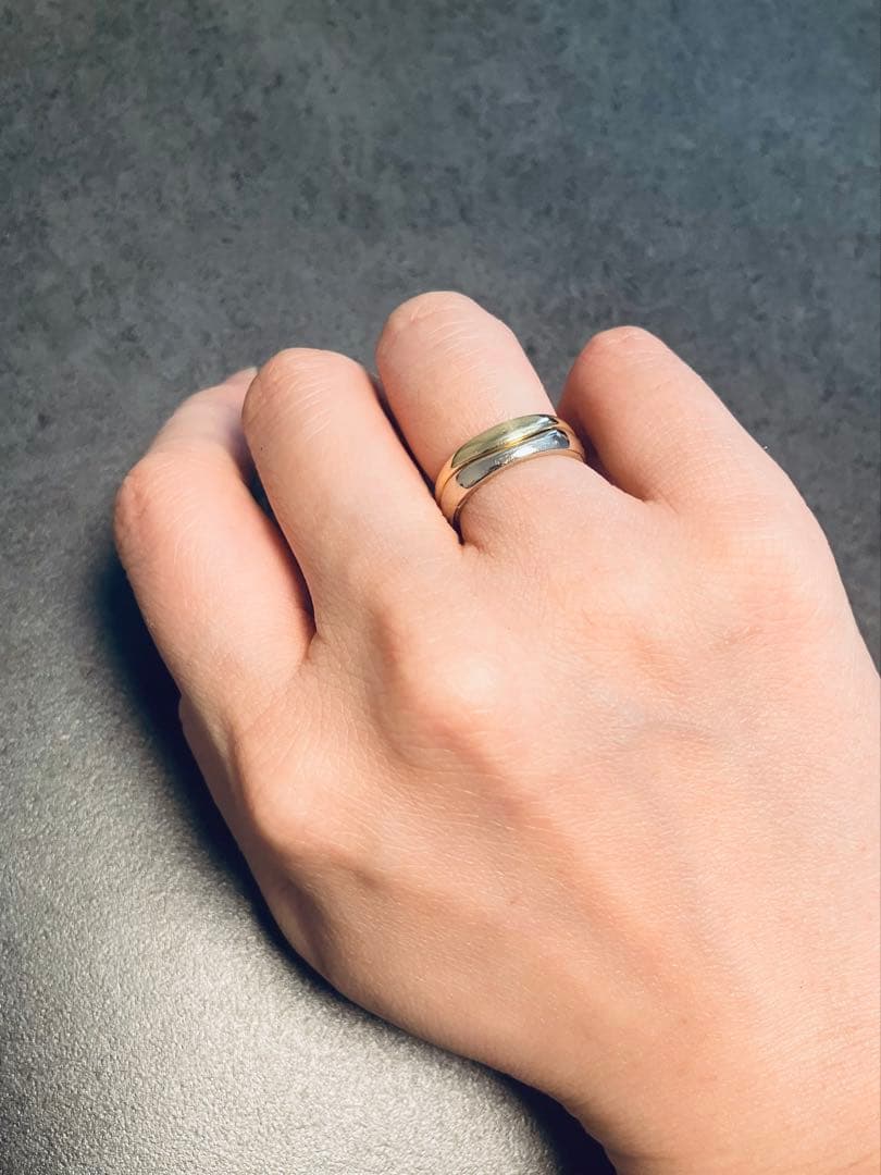 カルティエ　K18ラブミー　リング