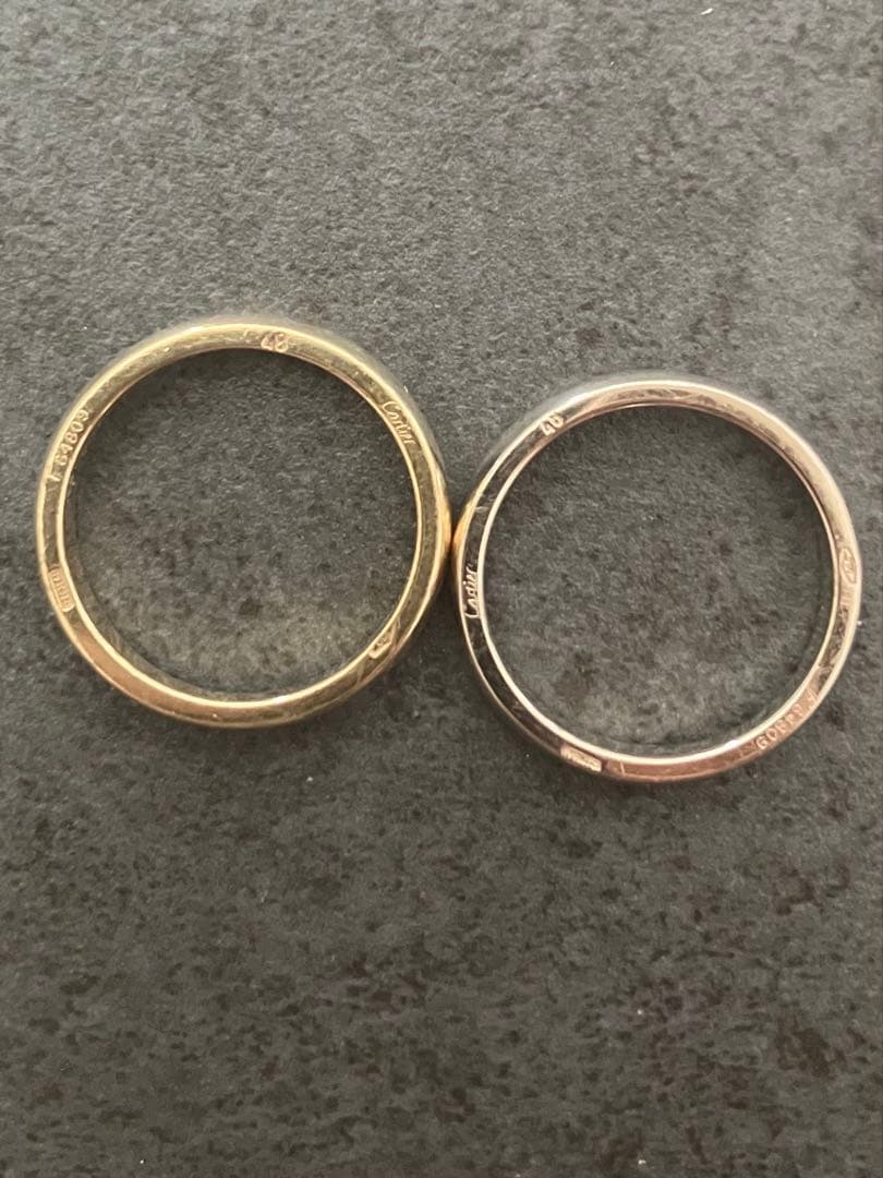 カルティエ　K18ラブミー　リング