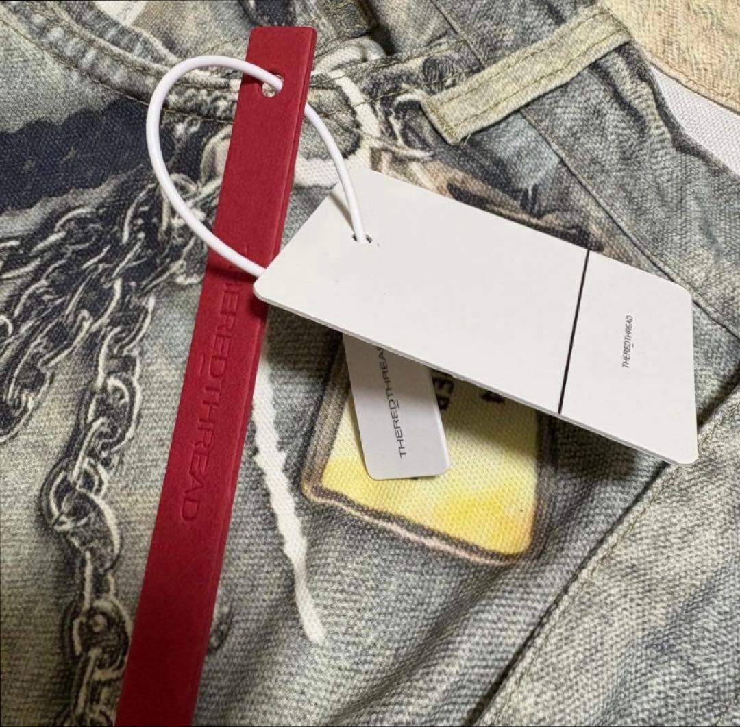 パンツ THE RED THREAD S print denim 1 toys