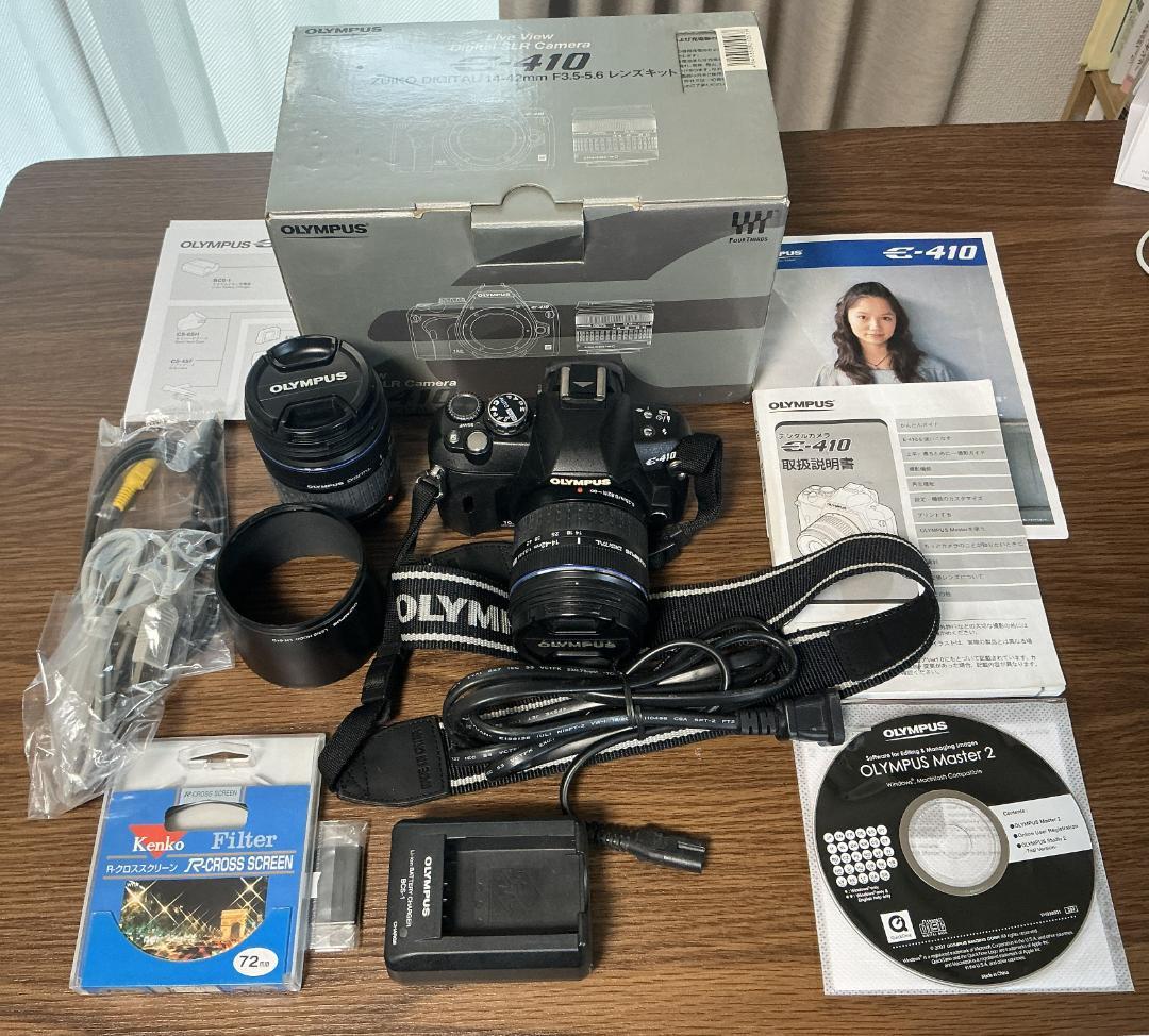 OLYMPUS E-410 デジタル一眼レフカメラ 望遠レンズその他付き