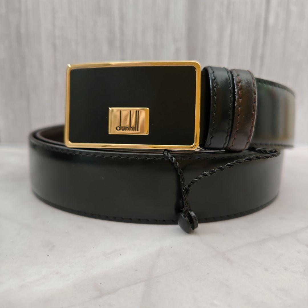 未使用品　即購入ok dunhill ダンヒル レザー ベルト メンズ