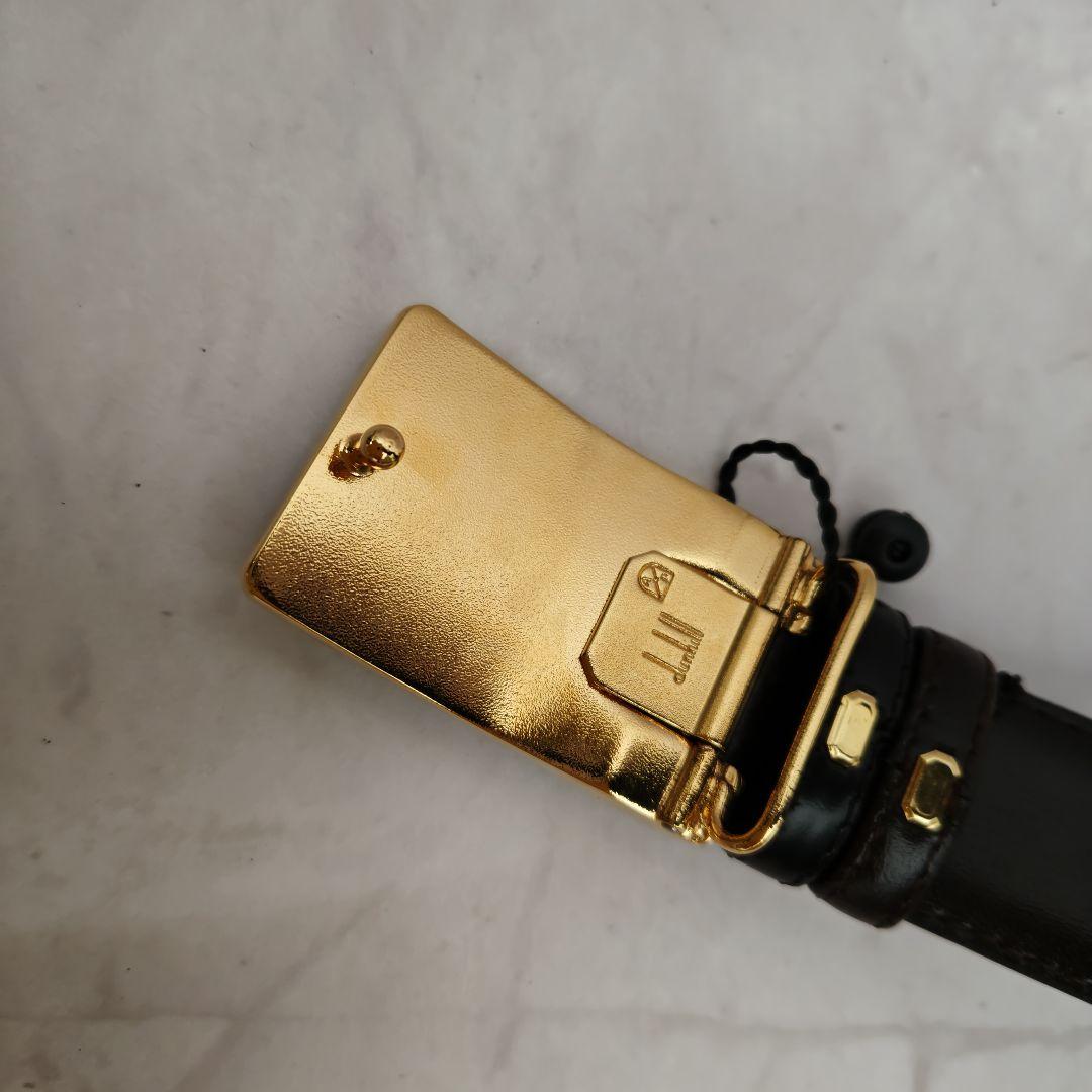 未使用品　即購入ok dunhill ダンヒル レザー ベルト メンズ