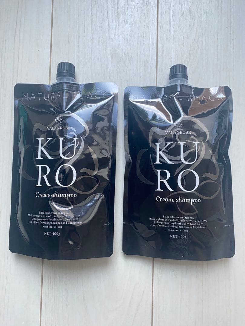 KUROクリームシャンプー　ナチュラルブラック