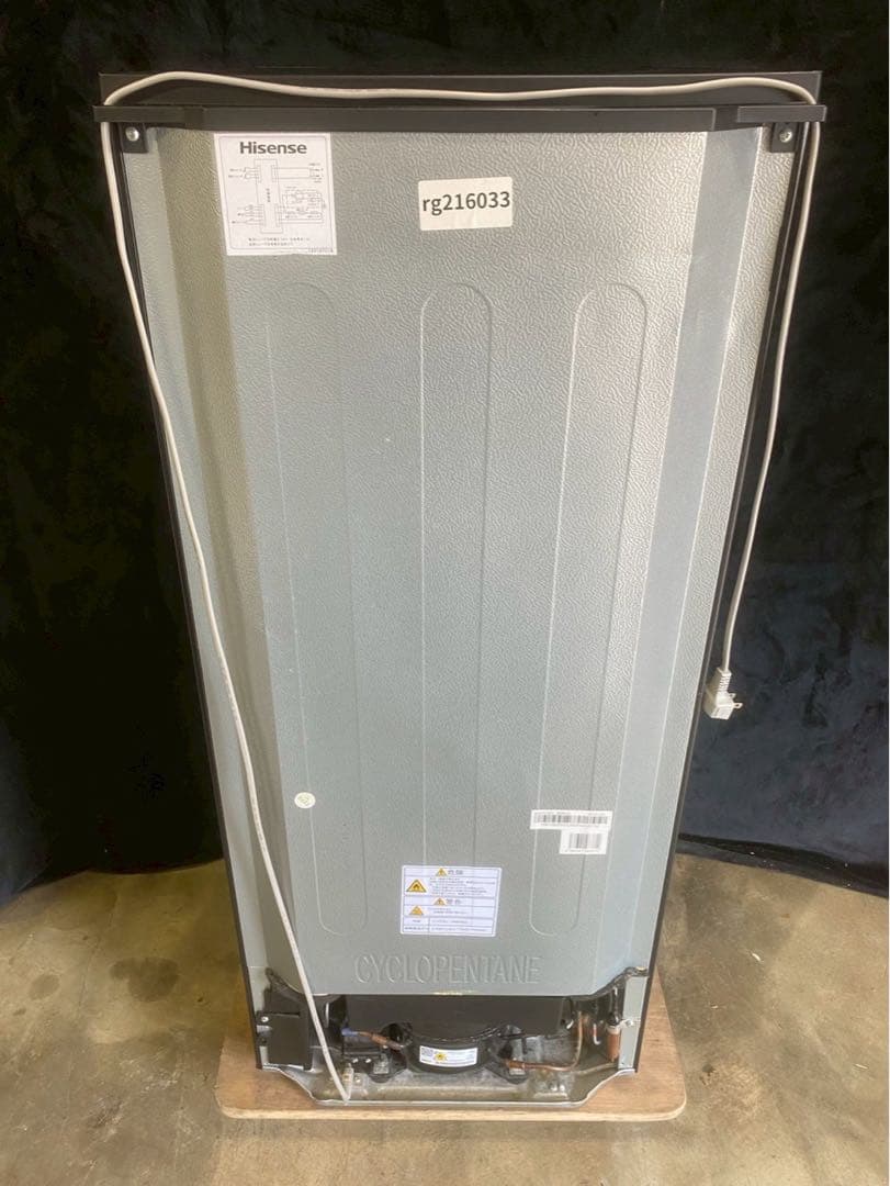 Hisense 冷蔵庫 134L 2ドア HR-G13B-BR/2020年
