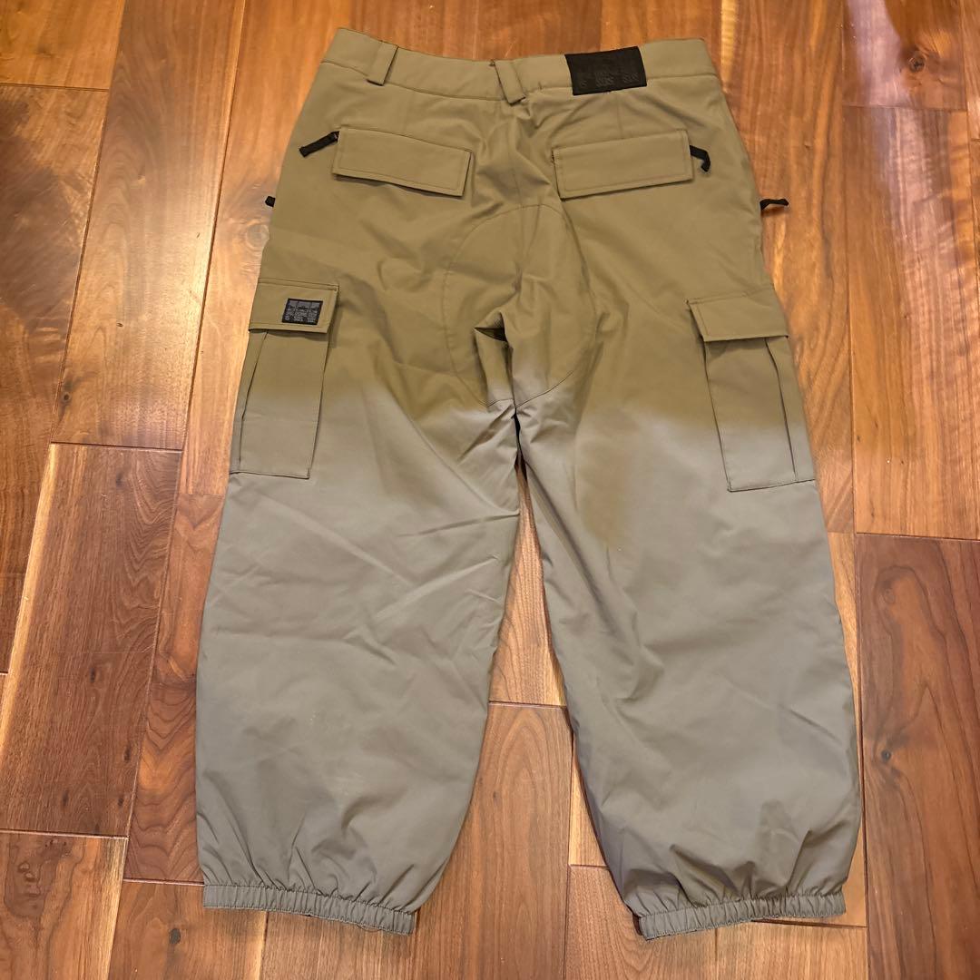 美品 ROME スノーボードパンツ Lサイズ カーキ