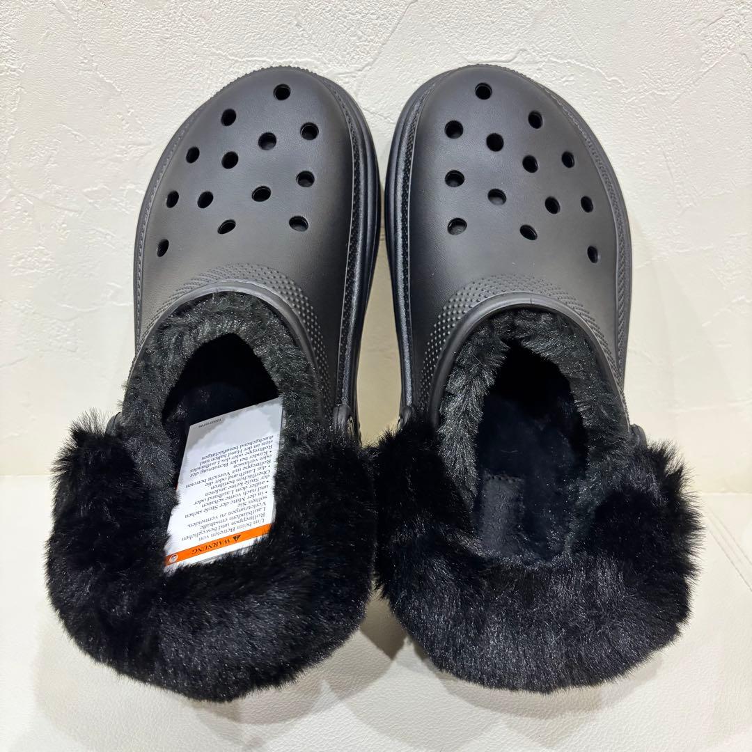 新品【crocs】クロックス ストンプ ラインド クロッグ　W8. 24cm