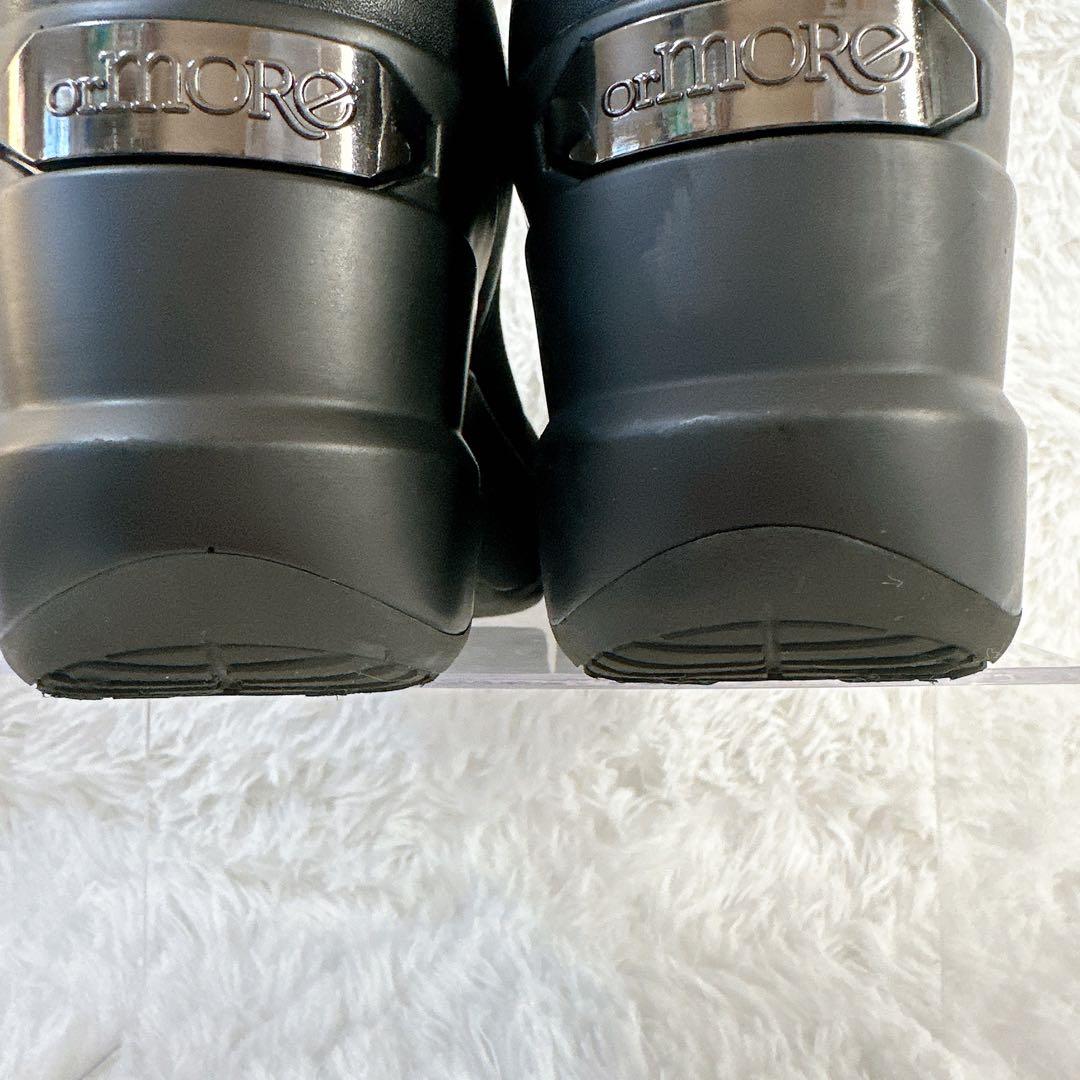 RinnorMORE レッグニットブーツ ブラック L ソックスブーツ