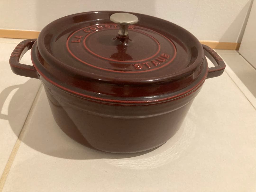 STAUB La Cocotte 両手鍋 24cm グレナディンレッド