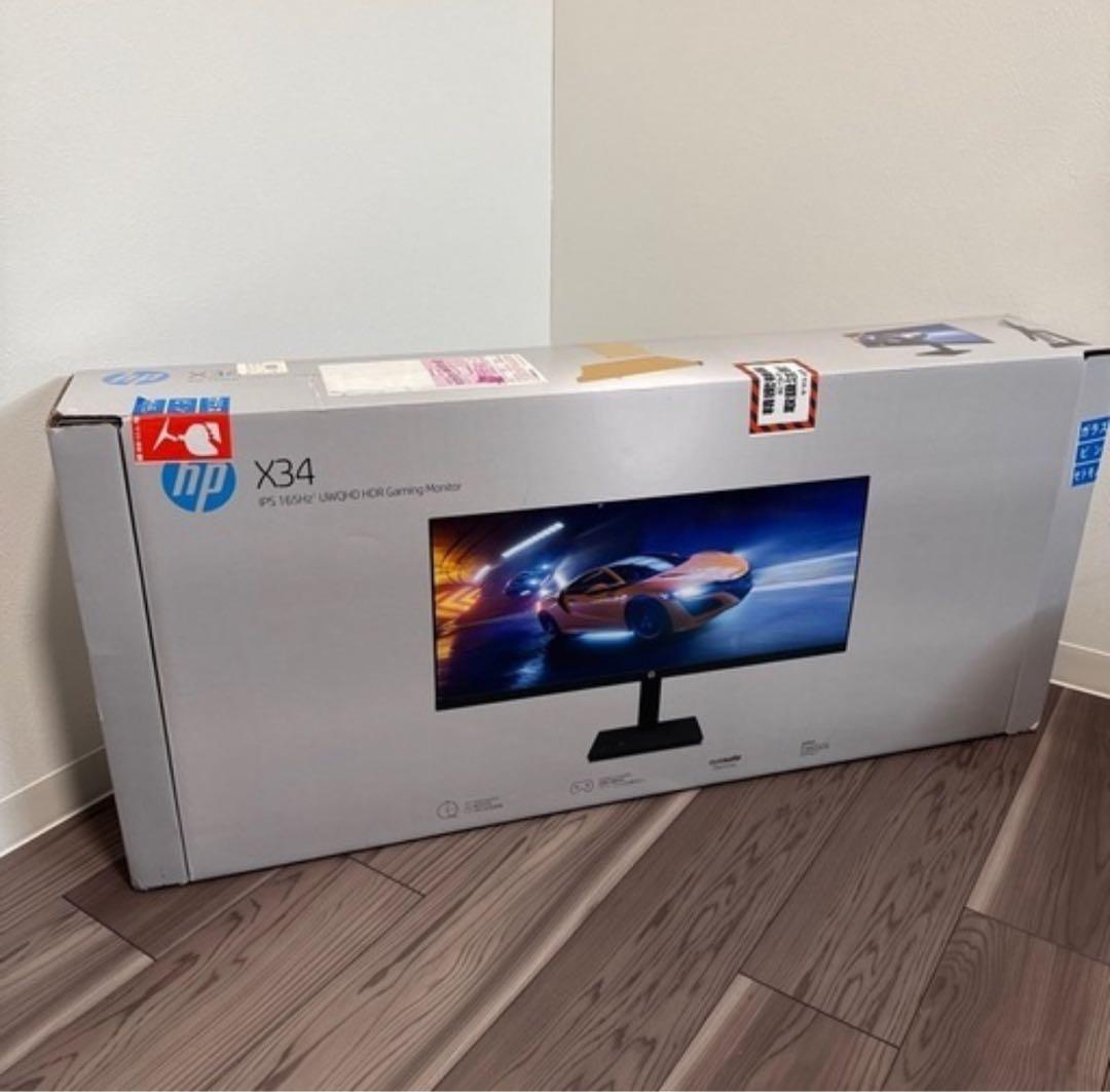 HP X34 ウルトラワイドゲーミングモニター